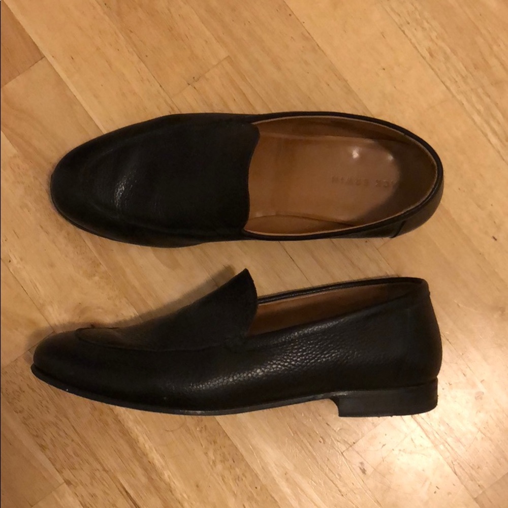 Jack Erwin Owen loafer - Black pebble grain